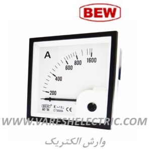 آمپرمتر تابلویی bew سایز 72*72